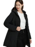 Damen Leichte Wendbare Pufferjacke – Warmes Steppdesign mit Kapuze für den Winter